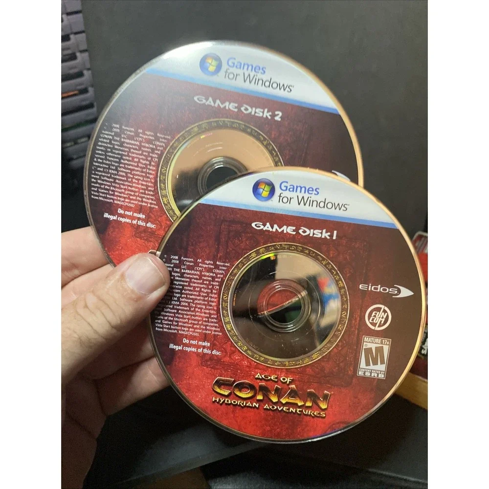 Age of Conan Hyborian Adventures (DVD PC Game) Games For Windows